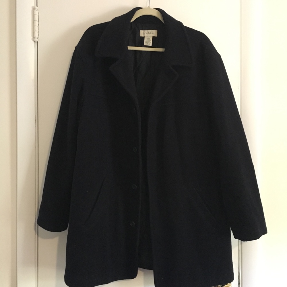 J. Crew Navy Coat